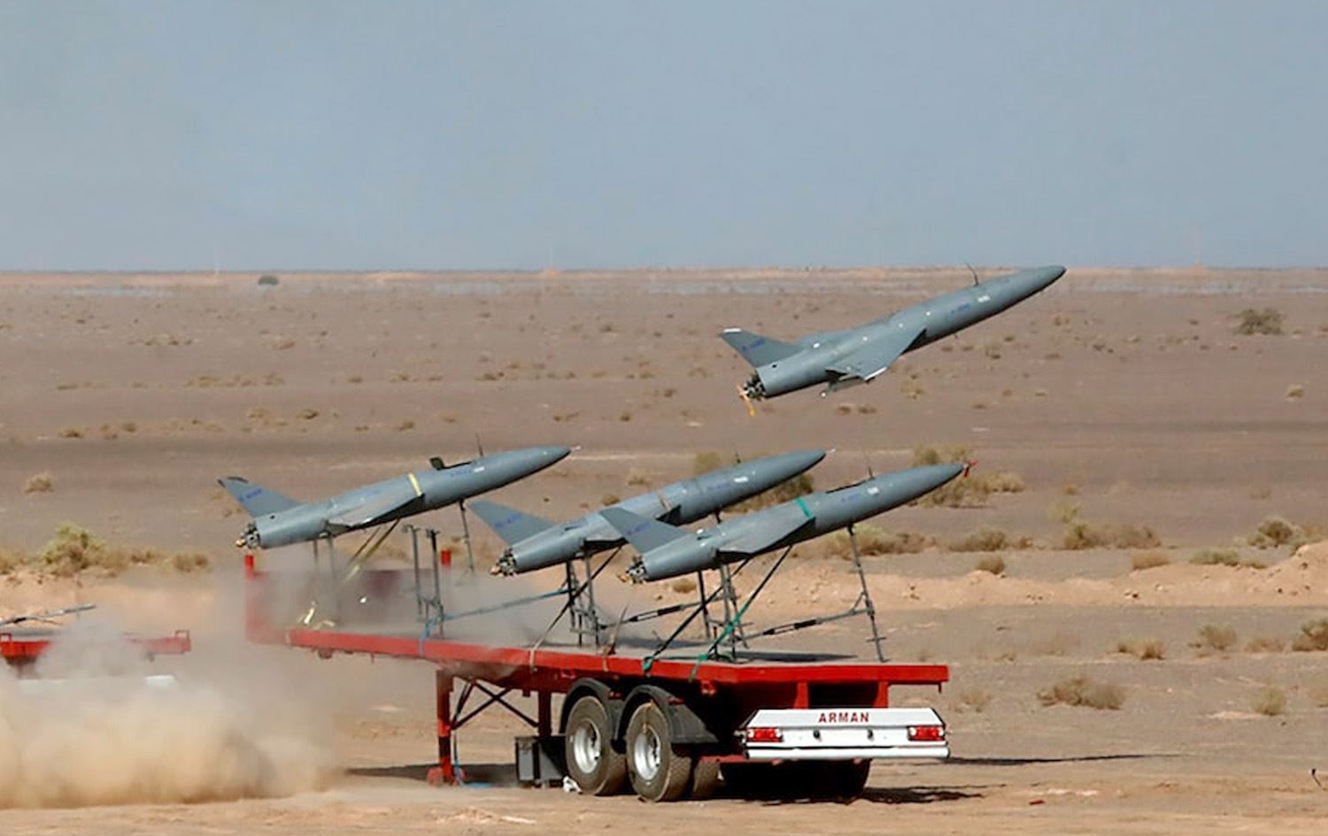 ئەمریکا: یەکەمین کاروانی درۆنی ئێران گەیشتە رووسیا