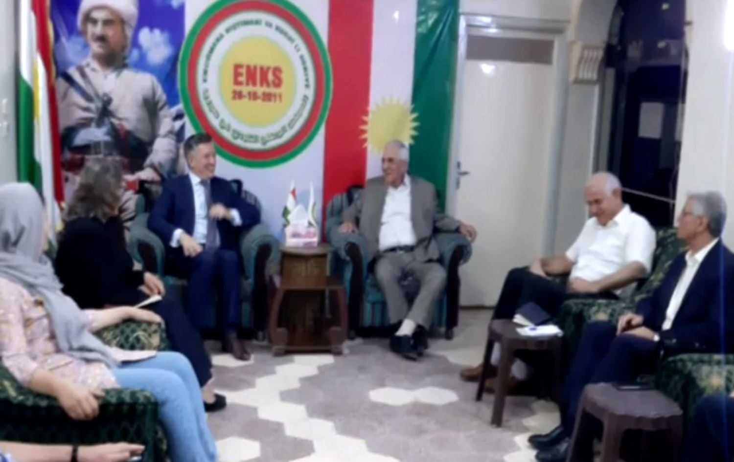 Nûnerê nû yê Amerîkayê Nicolas Grainger bi ENKS re civiya