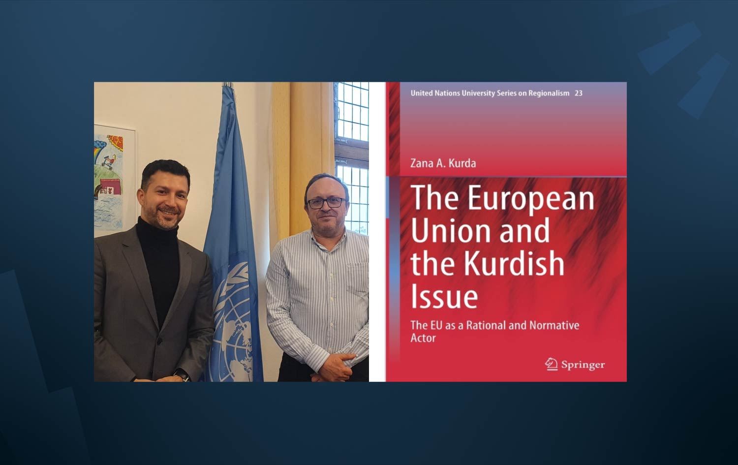 زانکۆی نەتەوە یەکگرتووەکان دکتۆرانامەیەک لەبارەی پرسی کورد دەکاتە کتێب