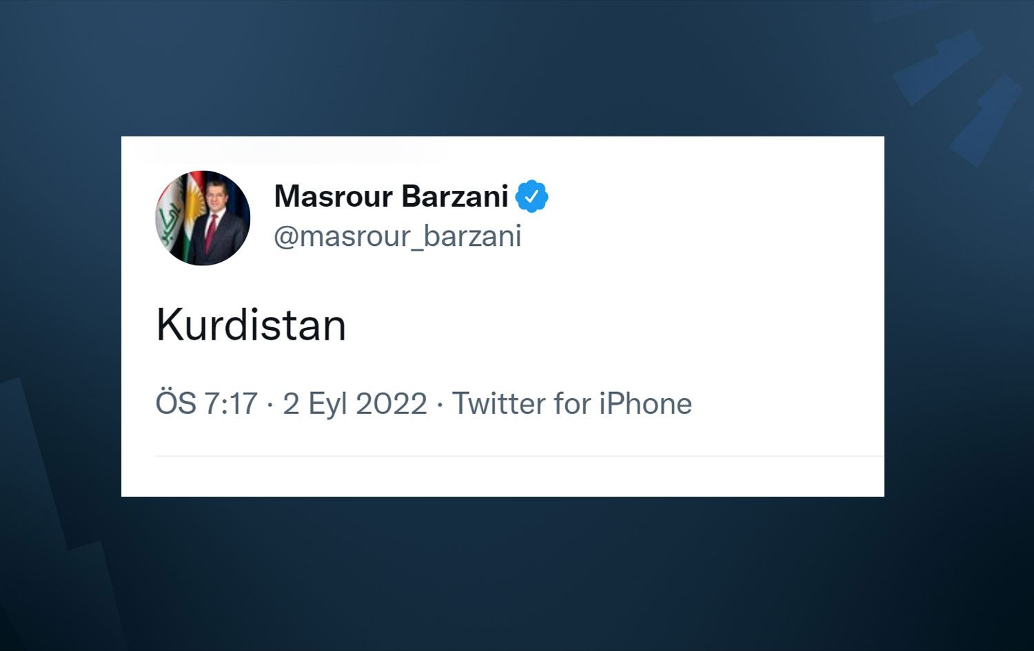 Tek kelime akımına ‘Kürdistan’ da katıldı