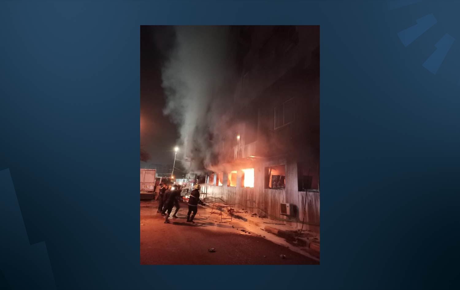 ئاگر لە هۆتێلێکی کەربەلا دەکەوێتەوە و دوو کەس گیان لەدەستدەدەن