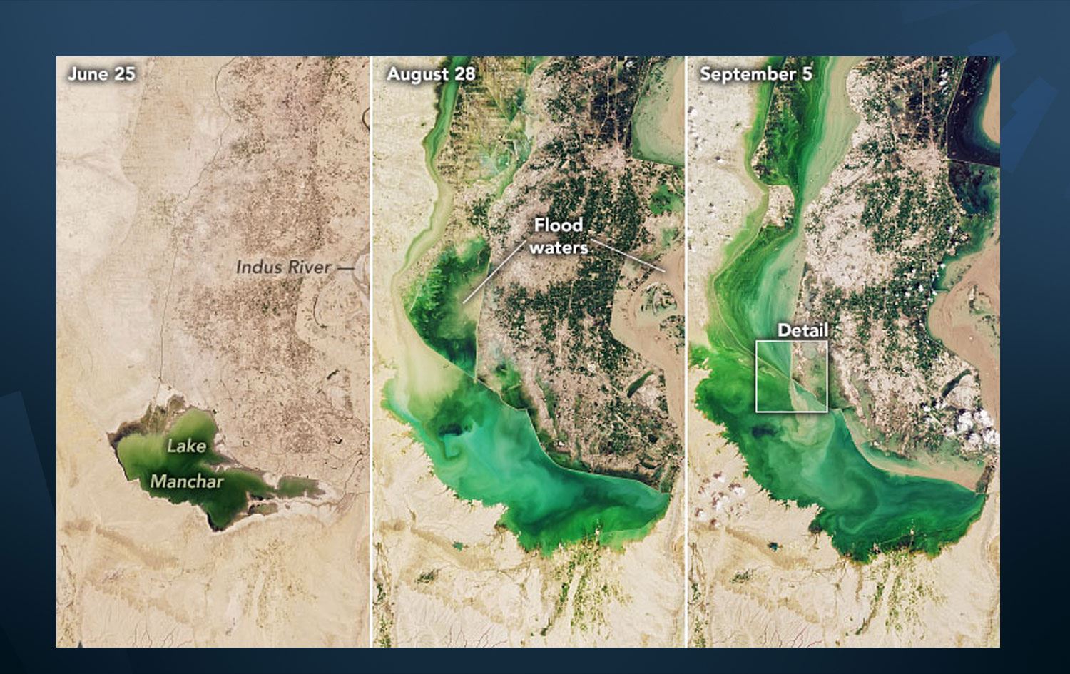 Pakistan'da yağışlar durmuyor: En büyük göl taştı, 100 bin kişi tehlikede