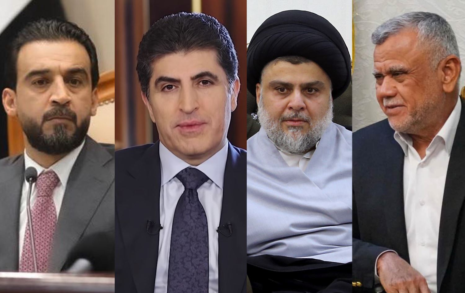 ئەندامێکی دەوڵەتی یاسا: نێچیرڤان بارزانی، حەلبووسی و عامری سەردانی سەدر دەکەن