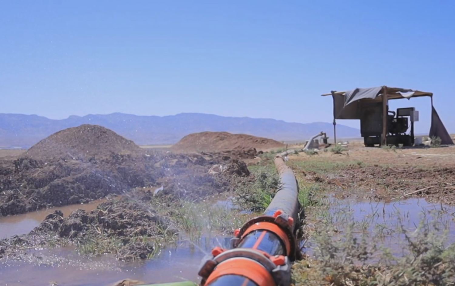 وشکەساڵی جووتیارانی زاخۆ ناچار دەکات ئاو لە رووبارەکانەوە رابکێشن