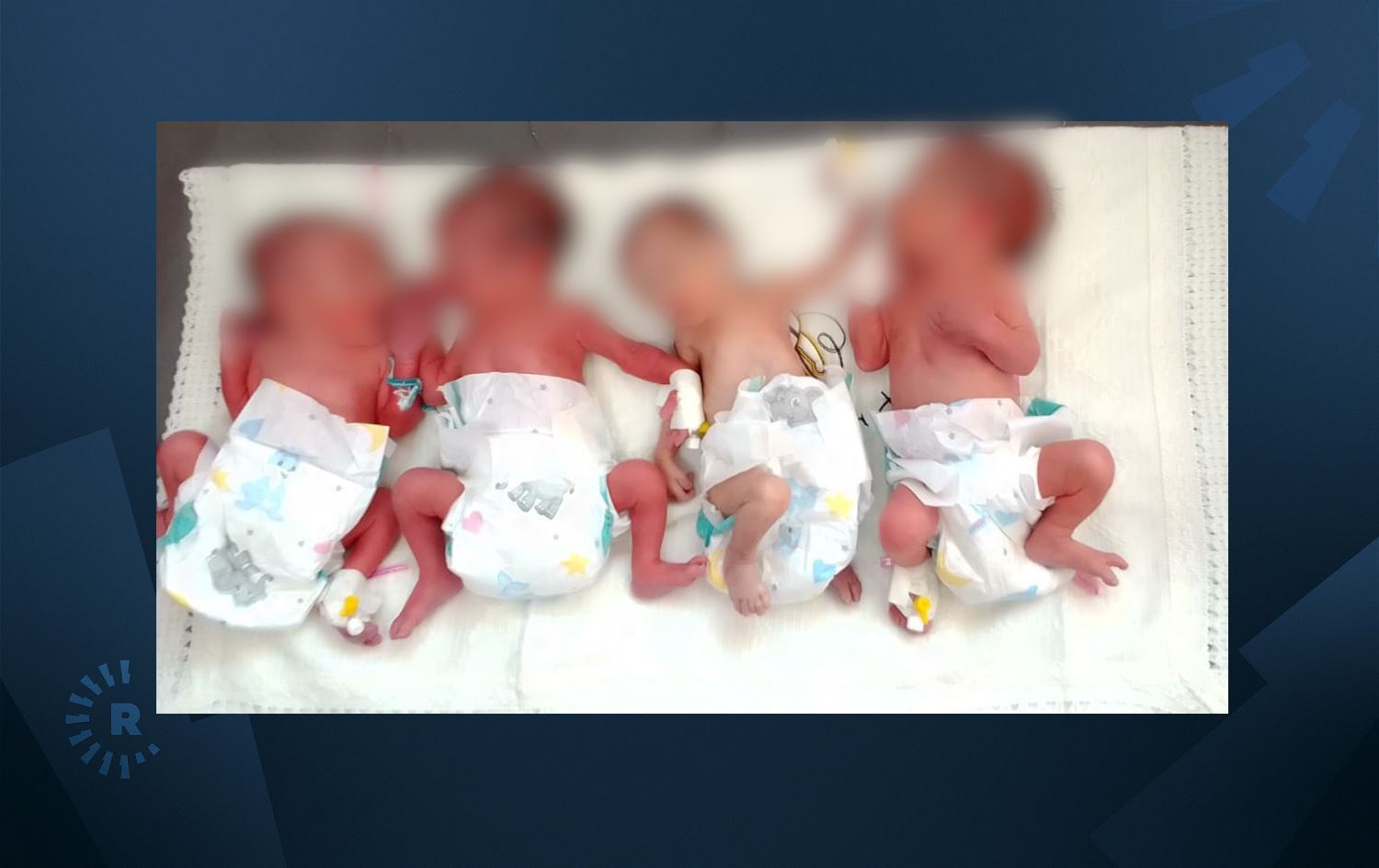 Telafer’de bir kadın dördüz doğurdu