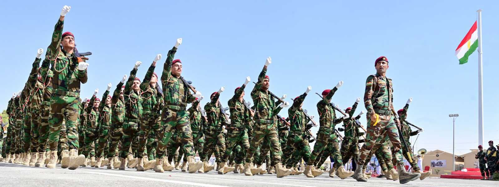 نمایشی پێشمەرگەکانی فەرماندەیی بارزان