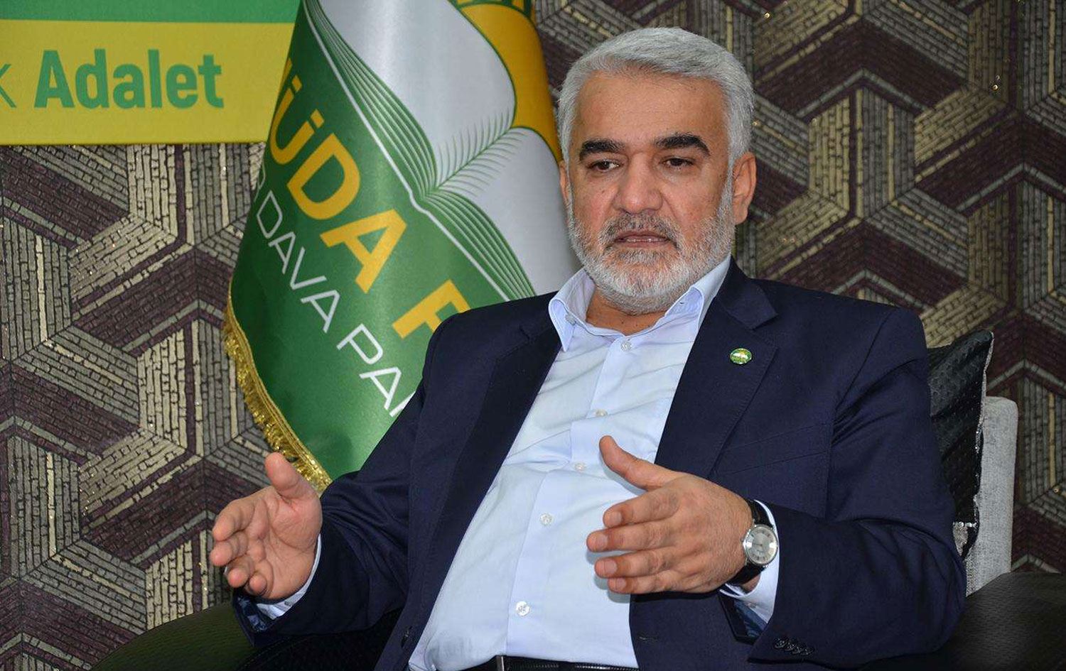 HÜDA-Par lideri Yapıcıoğlu: Haritanın güney sınırları cetvelle çizilmiş