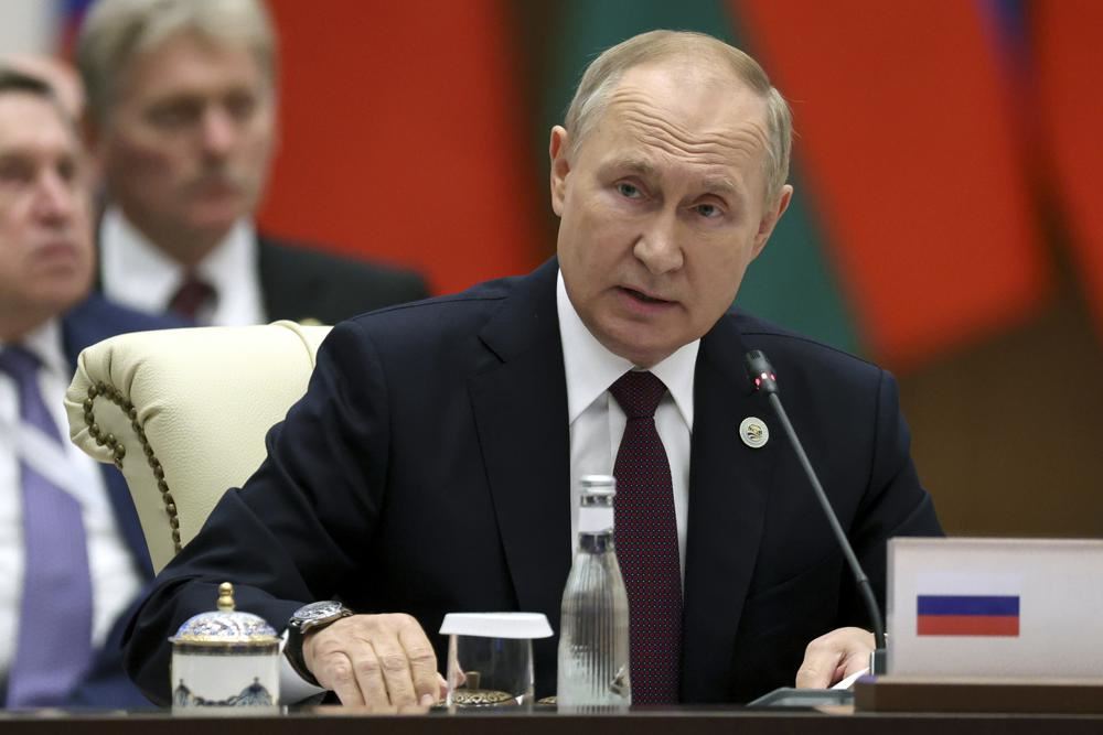 Putin vows to press attack on Ukraine, courts India’s Modi