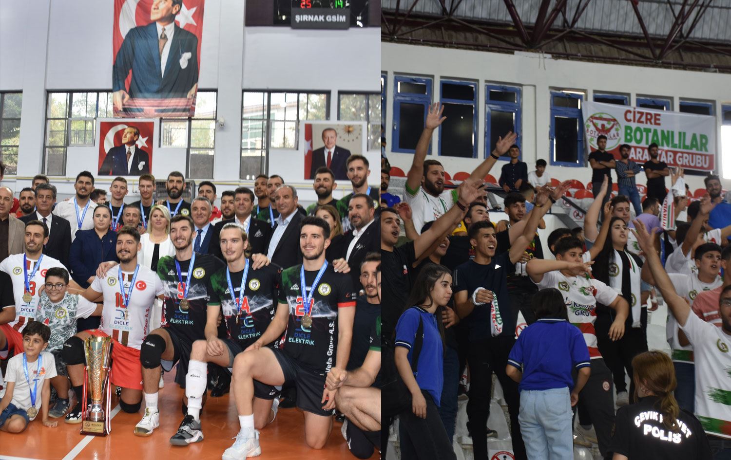 Cizre Belediyespor şampiyon oldu; Balkan Kupası’nı kazandı