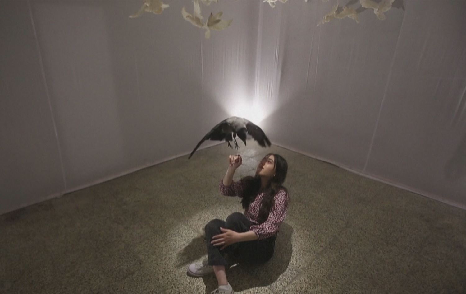 Keçeke Sûrî dixwaze bi rêya şêwekariyê ji şer dûr bikeve