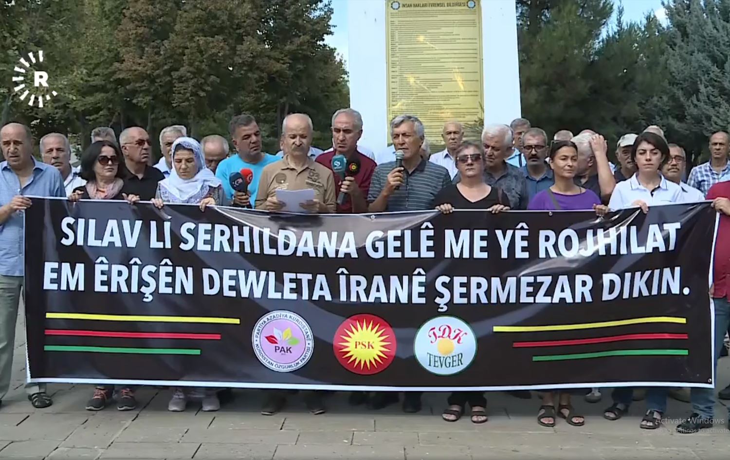 PAK, PSK û TDK-TEVGERê li Amedê ji bo Jîna Emînî daxuyaniyeke hevbeş dan
