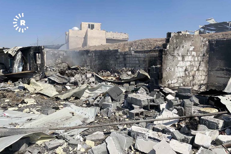 بارەگای پارتی ئازادیی کوردستان دوای هێرشی ئێران