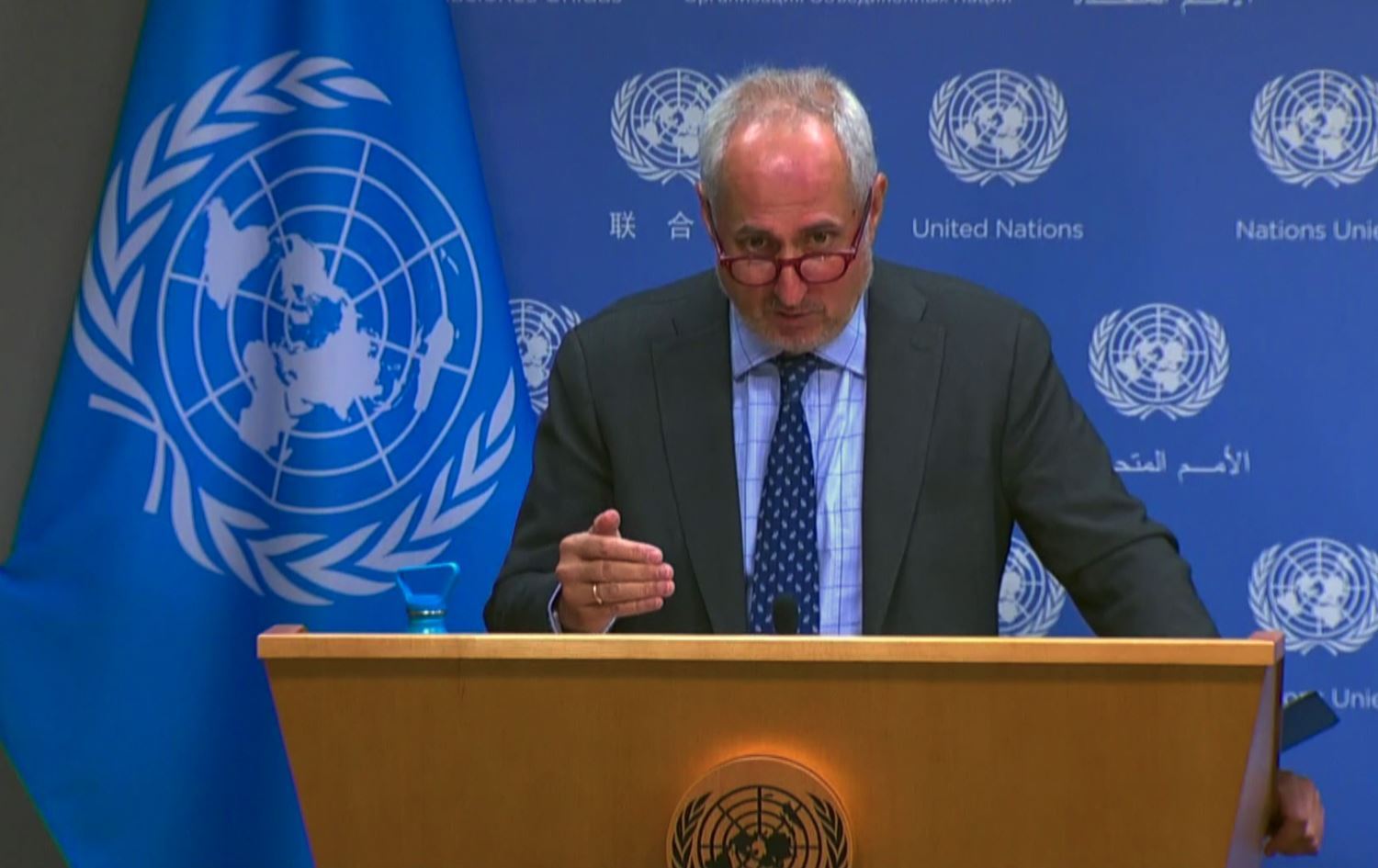 Stephane Dujarric ji Rûdawê re: Binpêkirina serweriya axa Iraqê nayê qebûlkirin