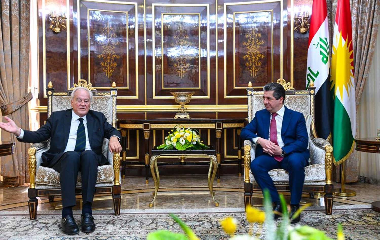 Fransa Senatosu’ndan Mesrur Barzani’ye Onur Nişanı