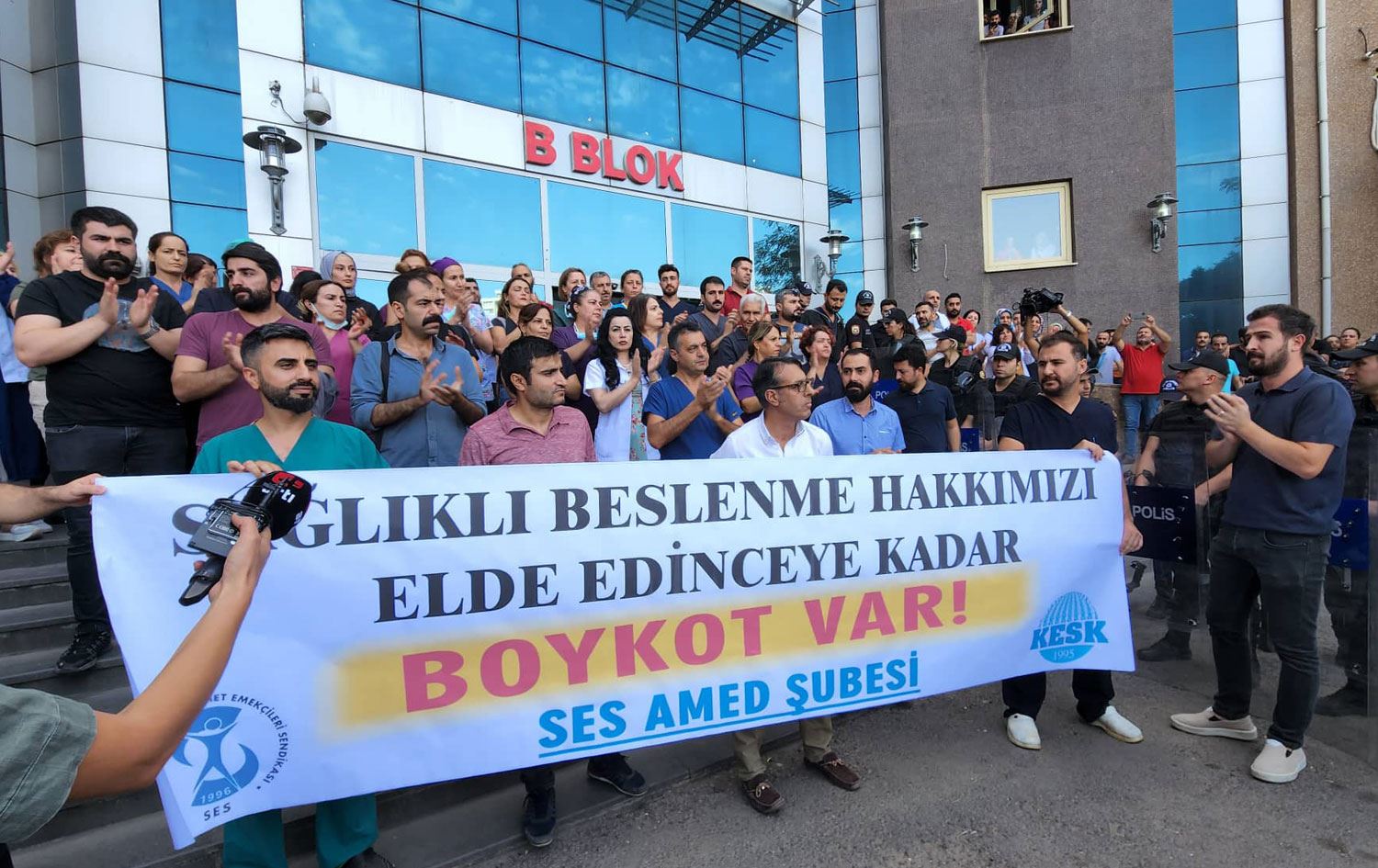 Diyarbakır’da ‘hastane yemeği’ boykotu: SES üyesine silahlı saldırı