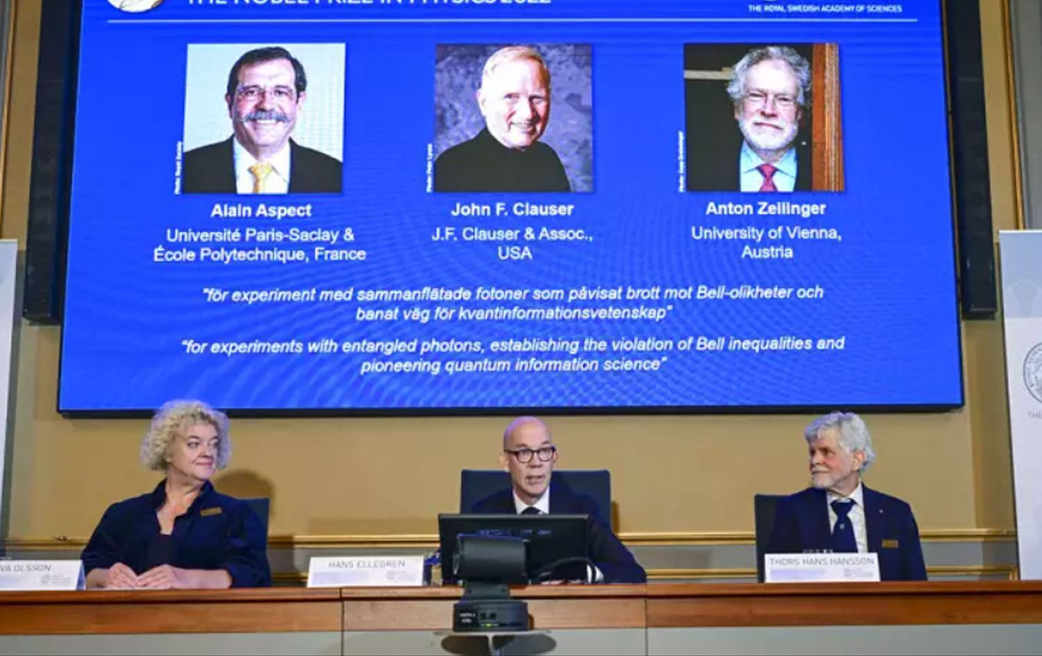 Wergirên Xelata Nobel a Fîzîkê ya îsal hatin aşkerekirin