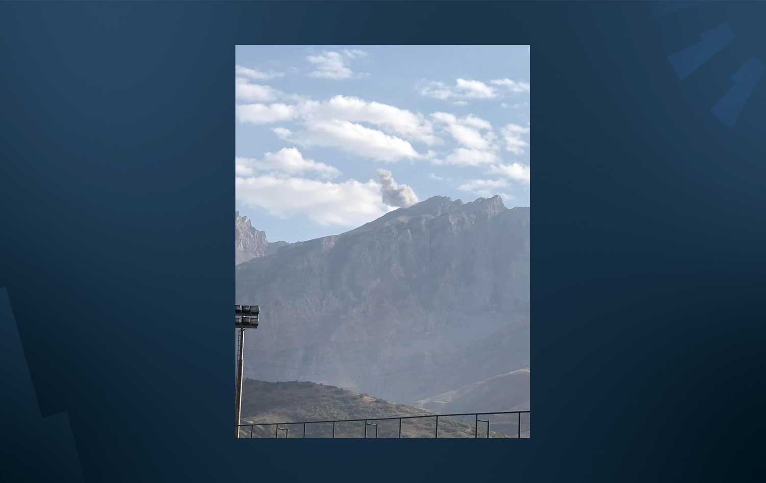 قایمقامی چۆمان: فڕۆکەیەکی بێفڕۆکەوانی تورکیا دووجار چیای حەساری سەکرانی بۆردوومان کرد