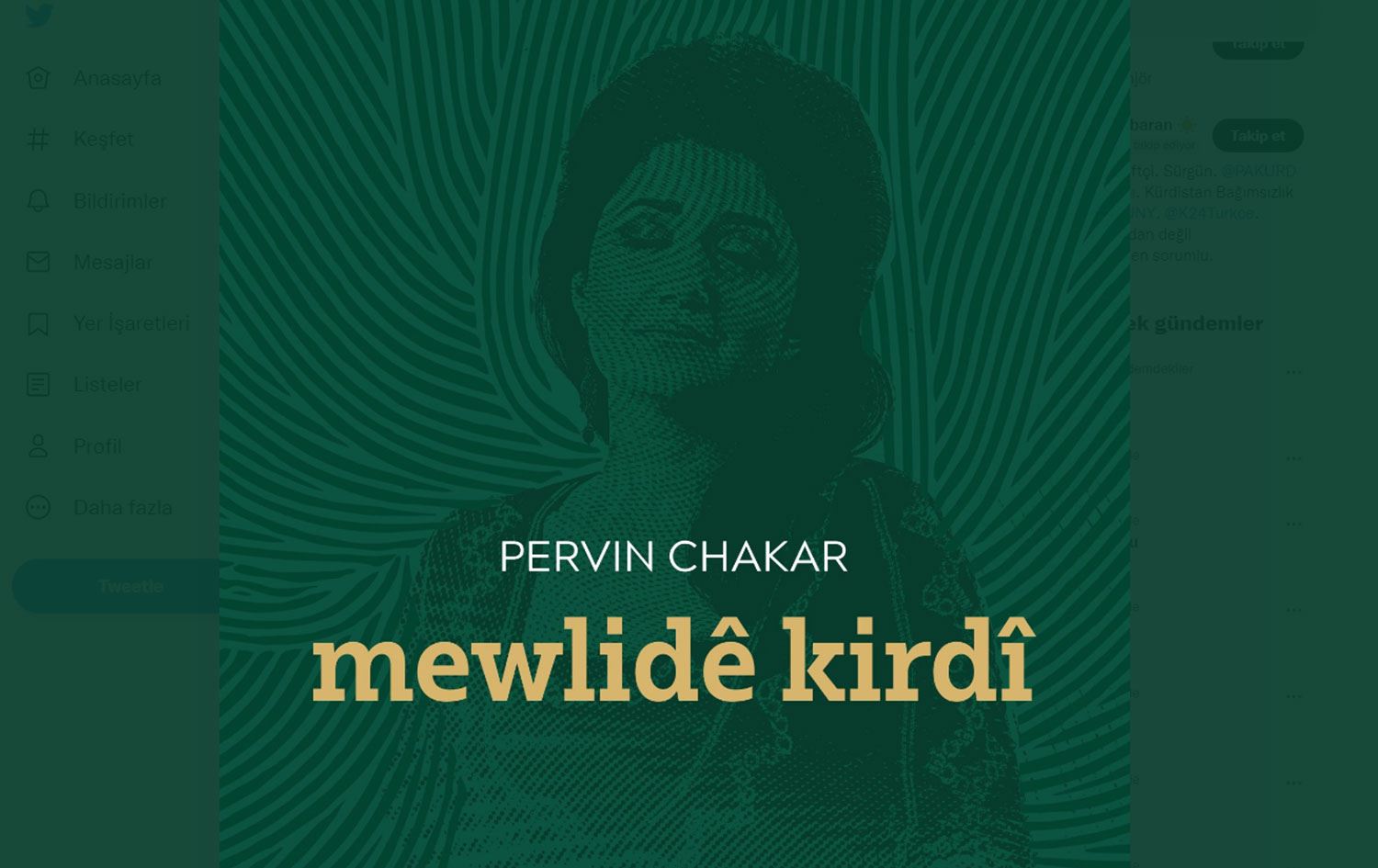 Kürt soprano Pervin Çakar'dan Kirmanckî mevlid