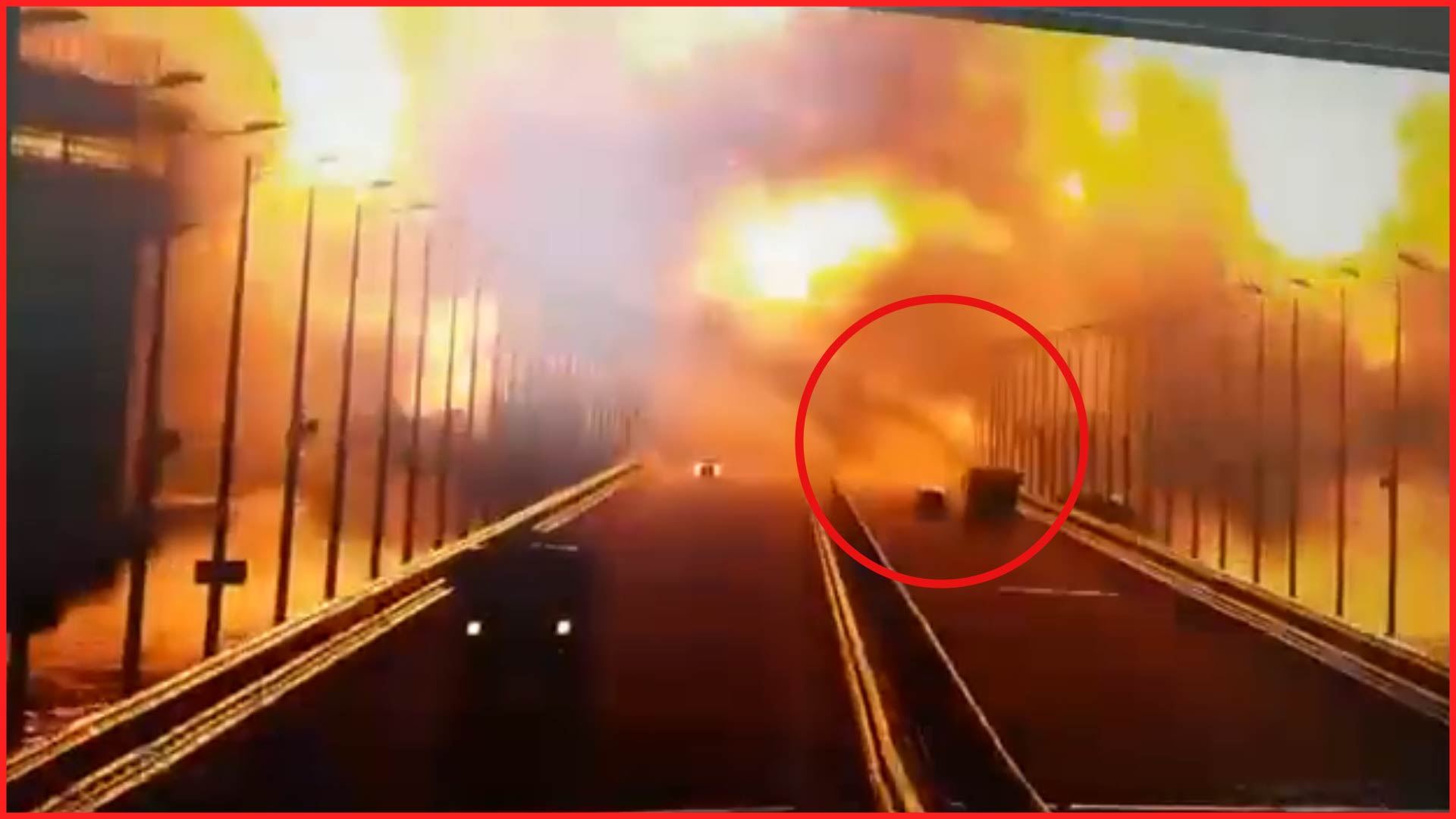 Rusya'yı Kırım’a bağlayan kritik köprüde kamyon patladı