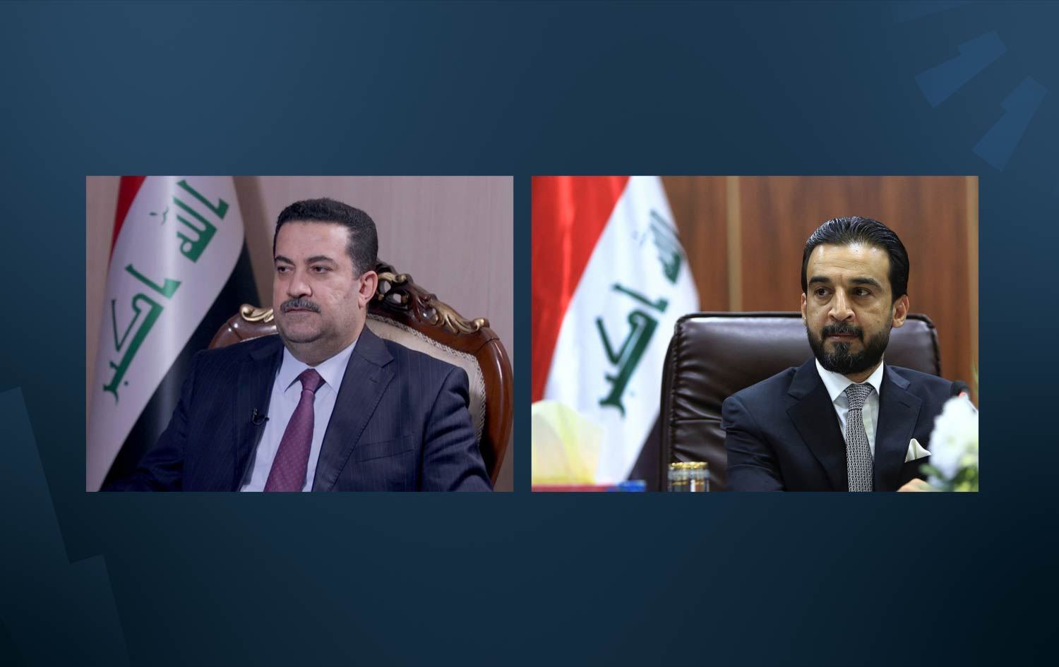 محەممەد حەلبووسی و محەممەد شیاع سوودانی گەیشتنە هەولێر