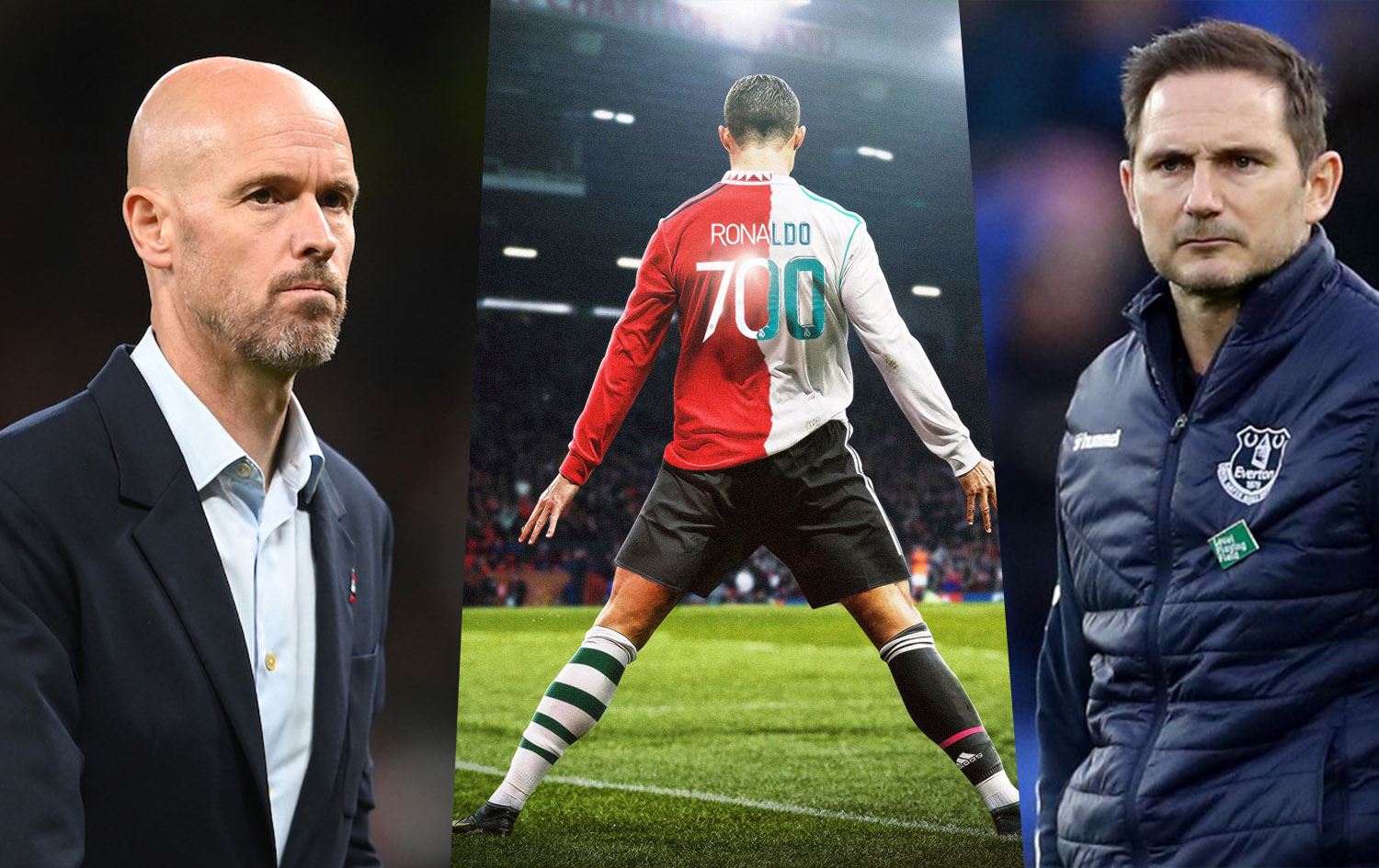 تێن هاگ و لامپارد پەسنی 700 گۆڵەکەی رۆناڵدۆ دەدەن