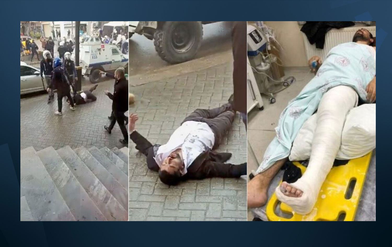 Hakkari Valiliği: Vekiller 'algı oluşturmak' için kendilerini yere attı