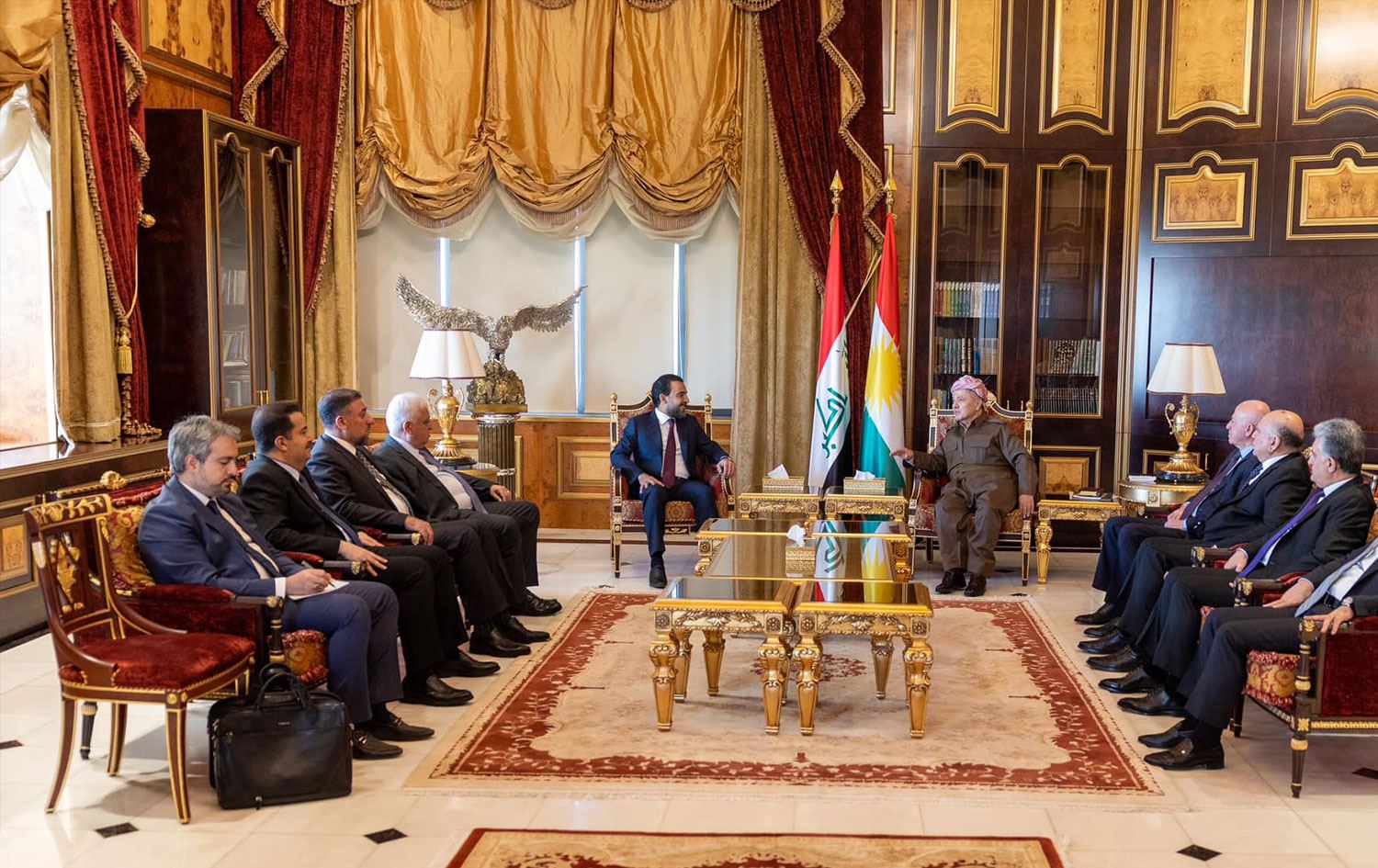 Başkan Barzani Devleti Yönetme İttifakı heyetini kabul etti