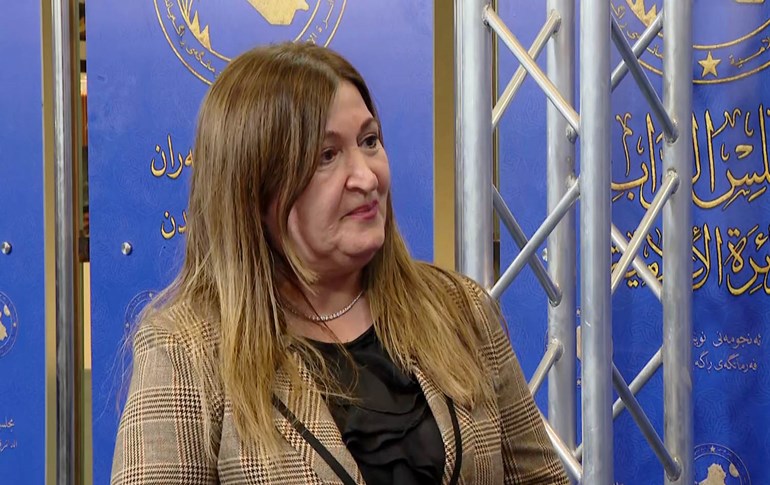 ڤیان سەبری، سەرۆکی فراکسیۆنی پارتی لە پەرلەمانی عێراق. وێنە: رووداو