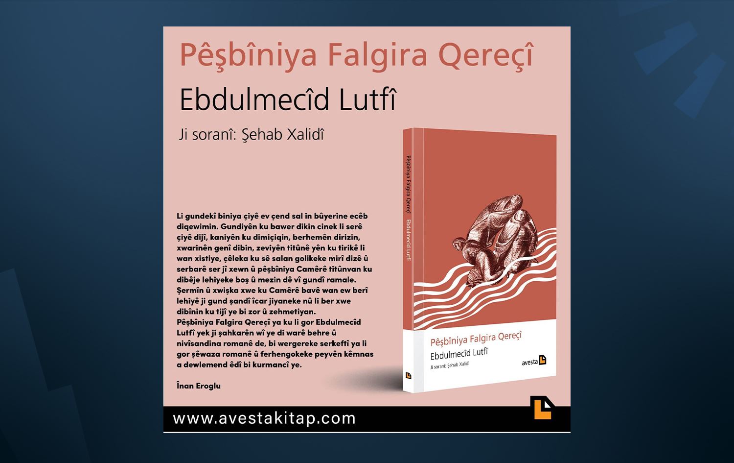 Pirtûka 'Pêşbîniya Falgira Qereçî' bi Kurmancî derket