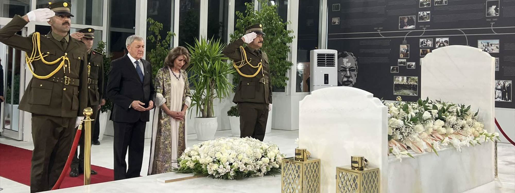 سەرۆککۆماری عێراق سەردانی ئارامگەی مام جەلال دەکات