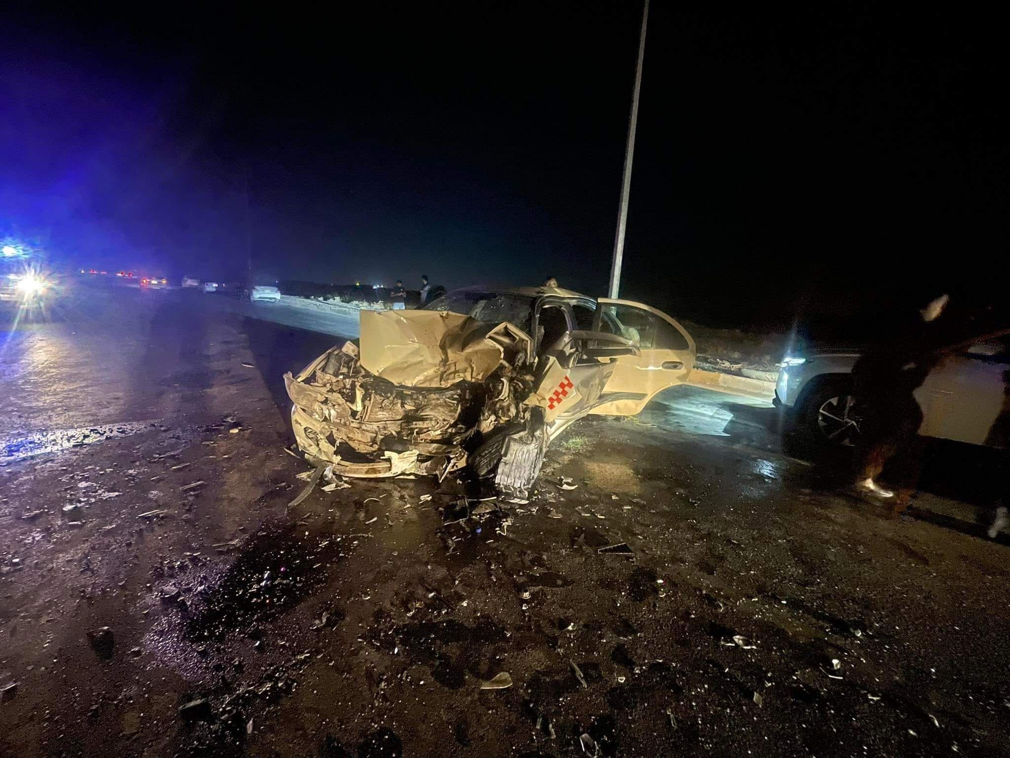 Li Hewlêrê qezaya trafîkê: 2 kesan canê xwe ji dest dan