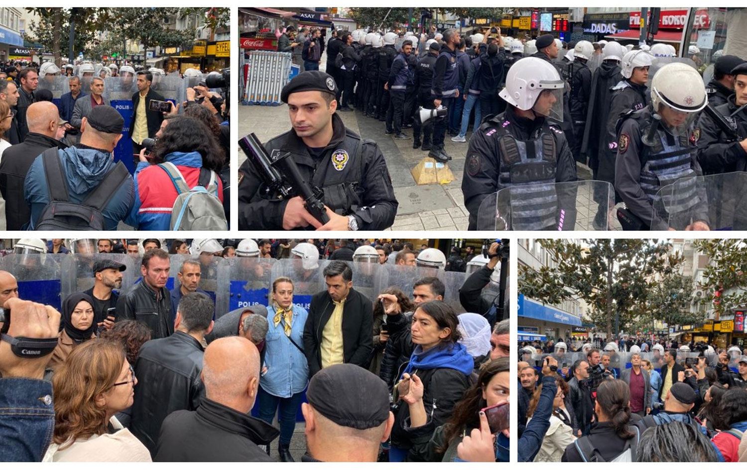 HDP’den İstanbul’da ‘kimyasal silah’ eylemi: Ferhat Encü dahil birçok kişi gözaltında