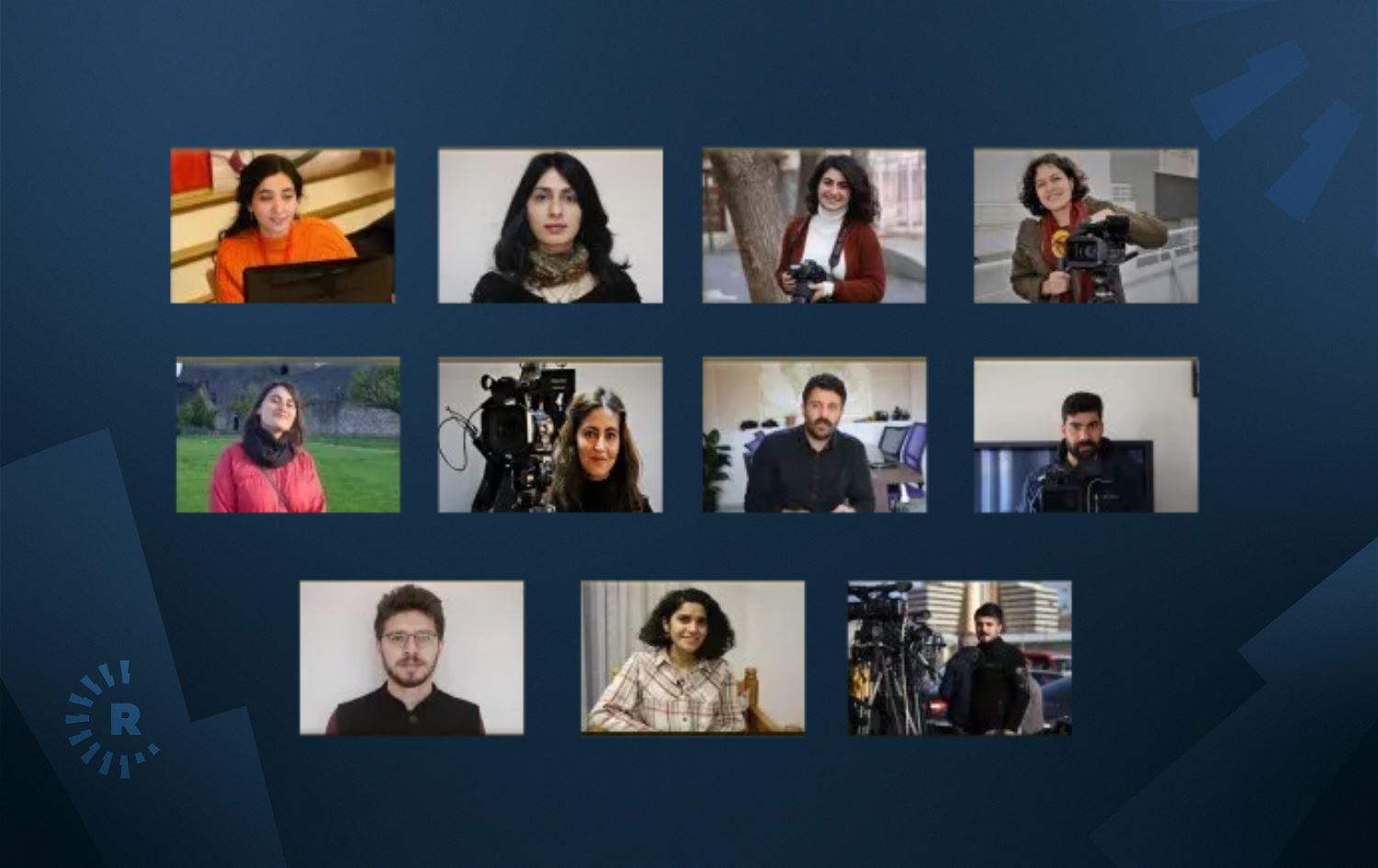 لە شەش پارێزگای باکووری کوردستان و تورکیا 11 رۆژنامەڤان دەستبەسەرکران