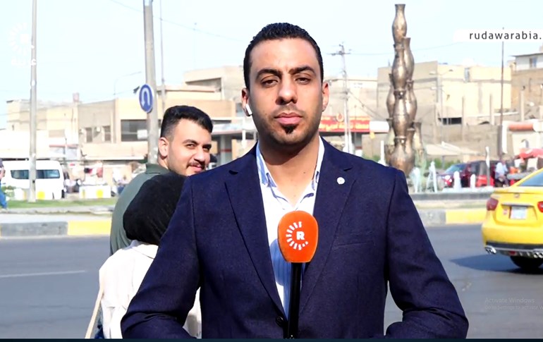مراسل رووداو في بغداد أنمار غازي 