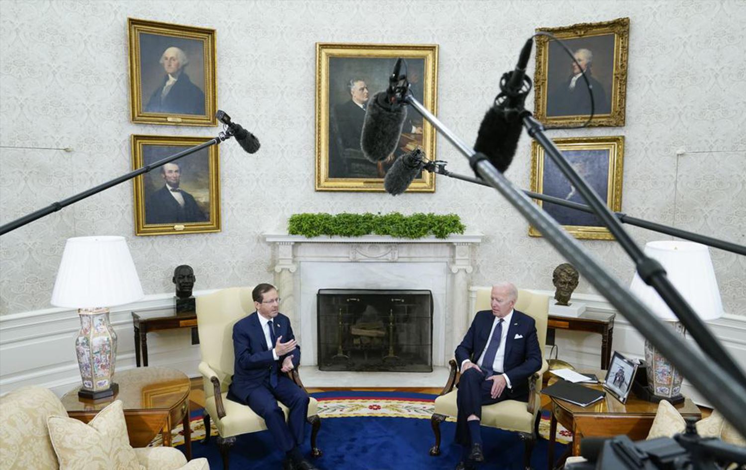 Israel’s Herzog warns Biden of mounting Iran ‘challenge’