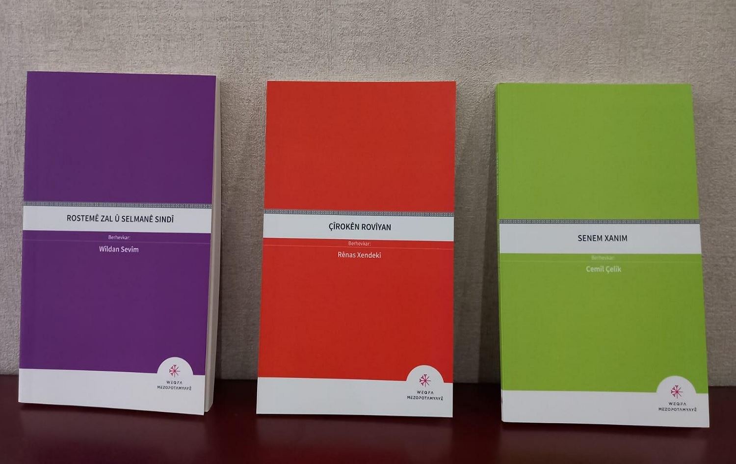 Ji Weşanên Weqfa Mezopotamyayê sê pirtûkên nû