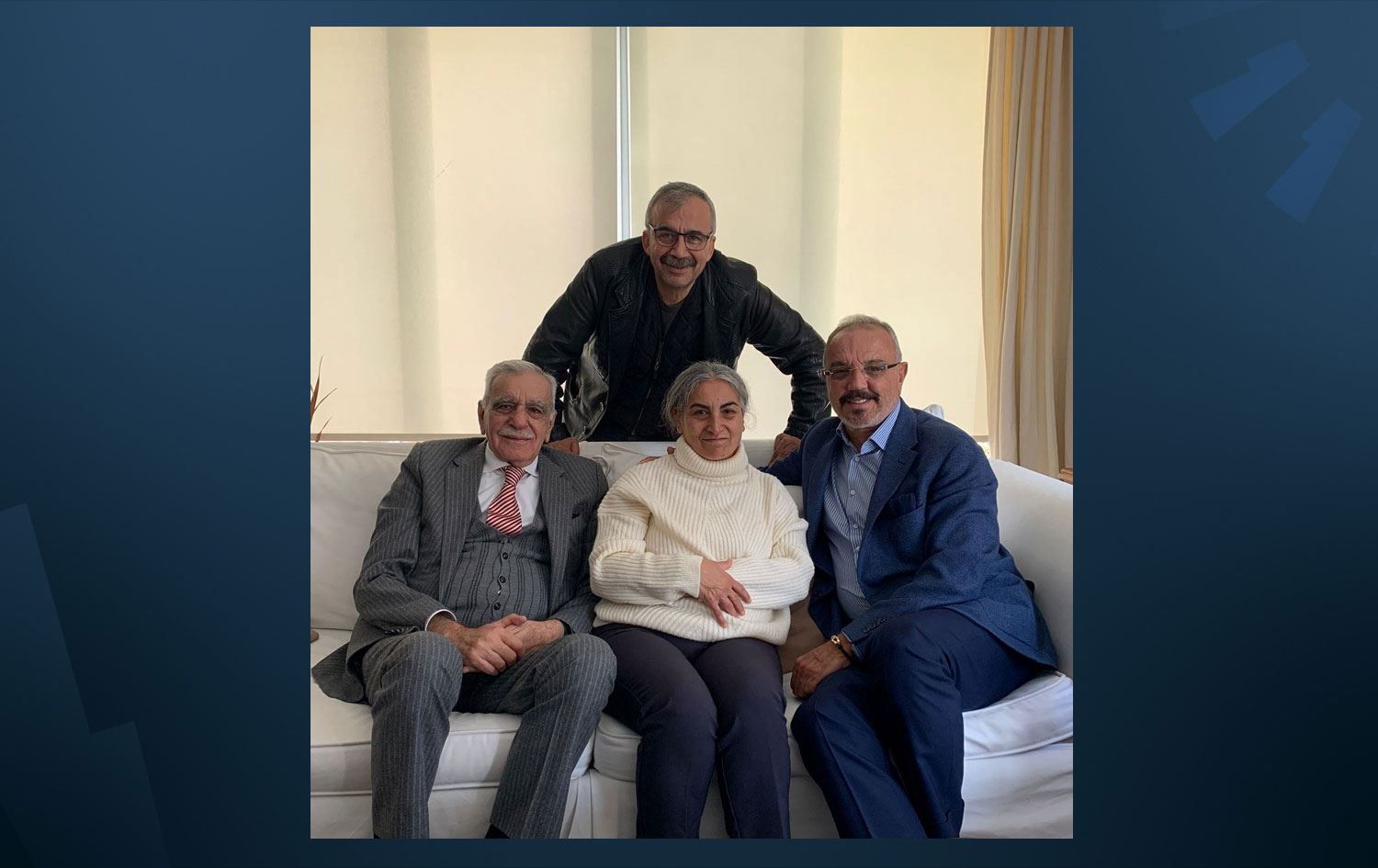 Türk, Önder ve Sakık’tan Aysel Tuğluk’a ziyaret