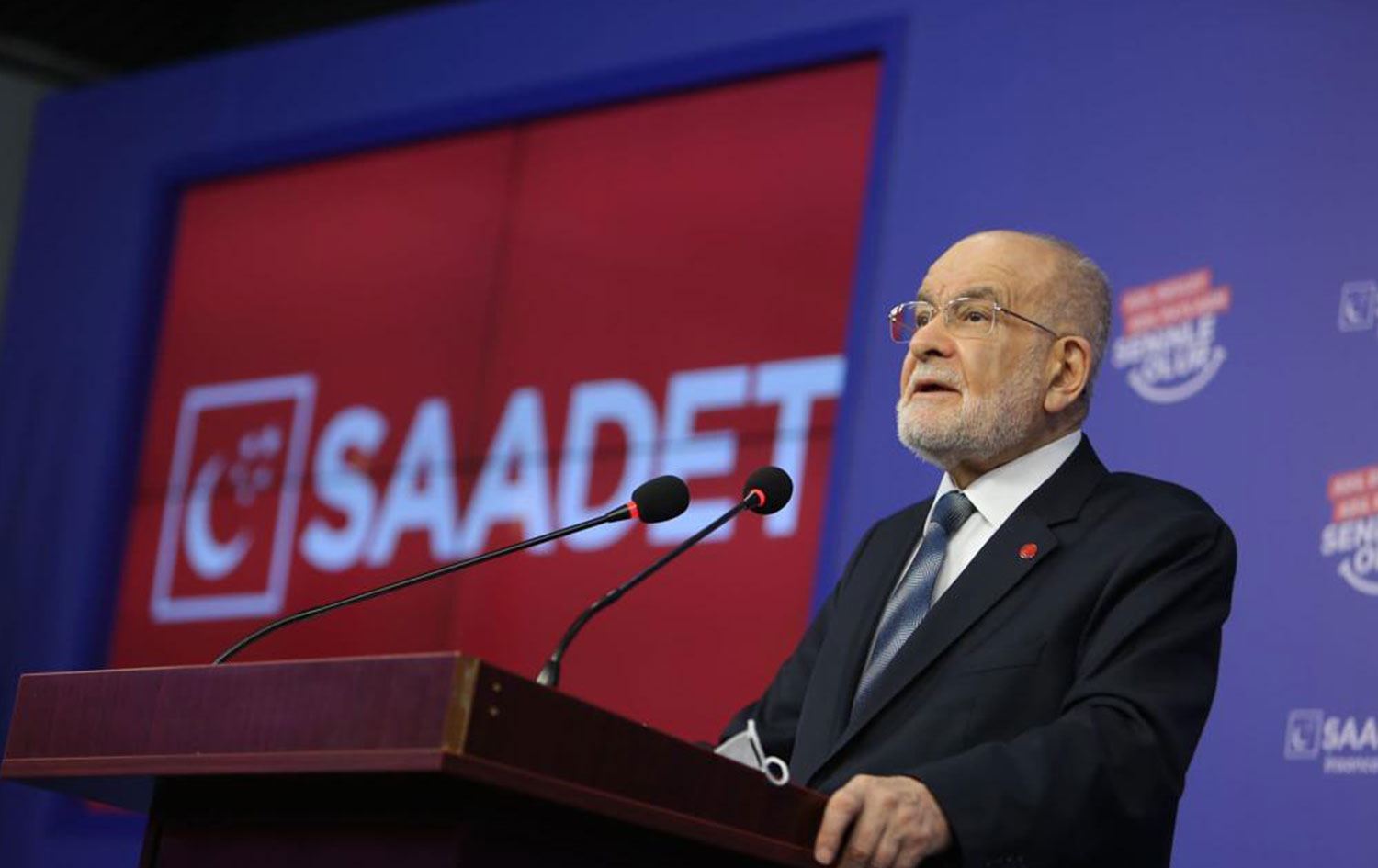 Temel Karamollaoğlu yeniden Saadet Partisi Genel Başkanı