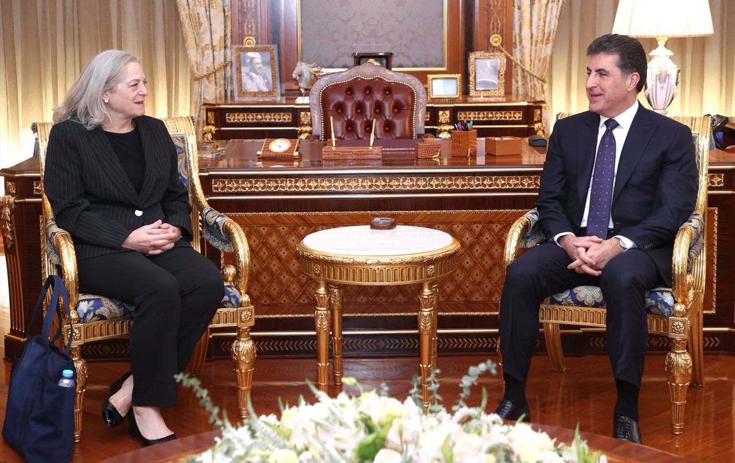 سەرۆکی هەرێمی کوردستان و باڵیۆزی ئەمریکا: پێکهێنانی حکومەتی عێراق دەرفەتێکە بۆ چارەسەرکردنی کێشەکان