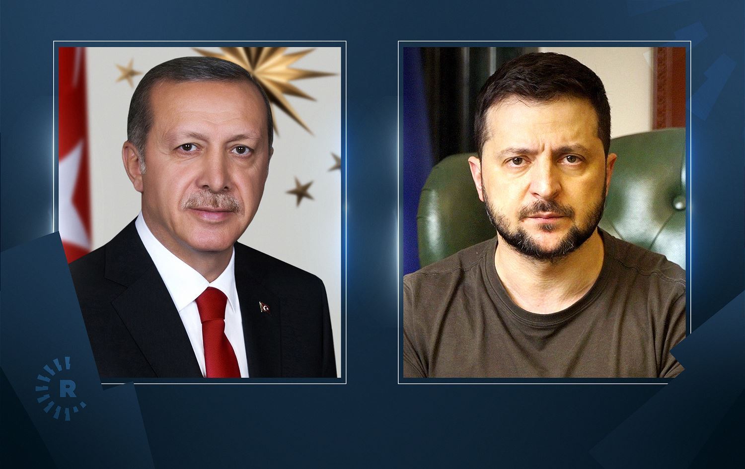 Erdogan û Zelensky korîdora dexlûdan gotûbêj kirin