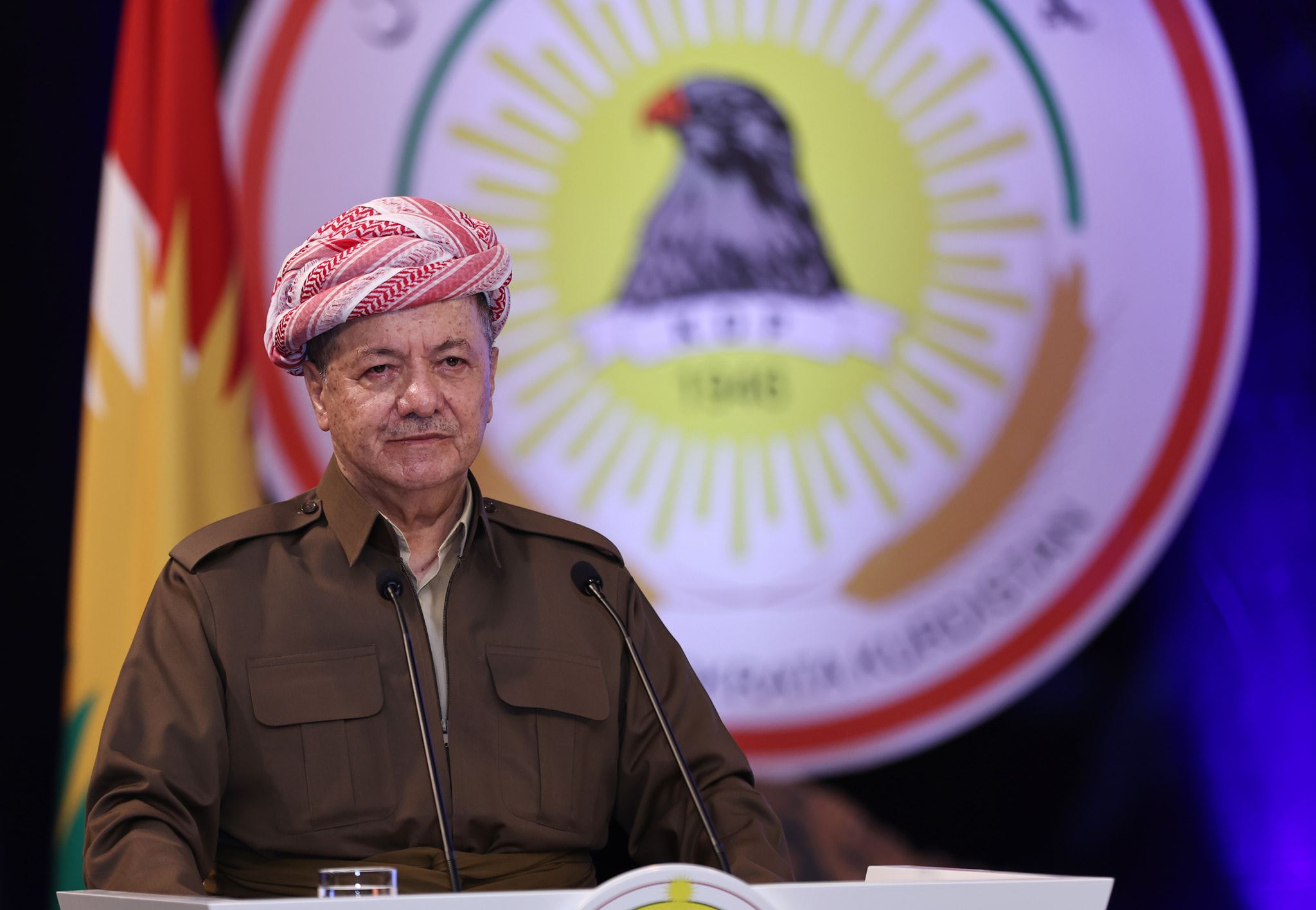 سەرۆک بارزانی بۆ ئەندامانی کۆنگرە: حەز ناکەم مردن لە یەکمان جیابکاتەوە