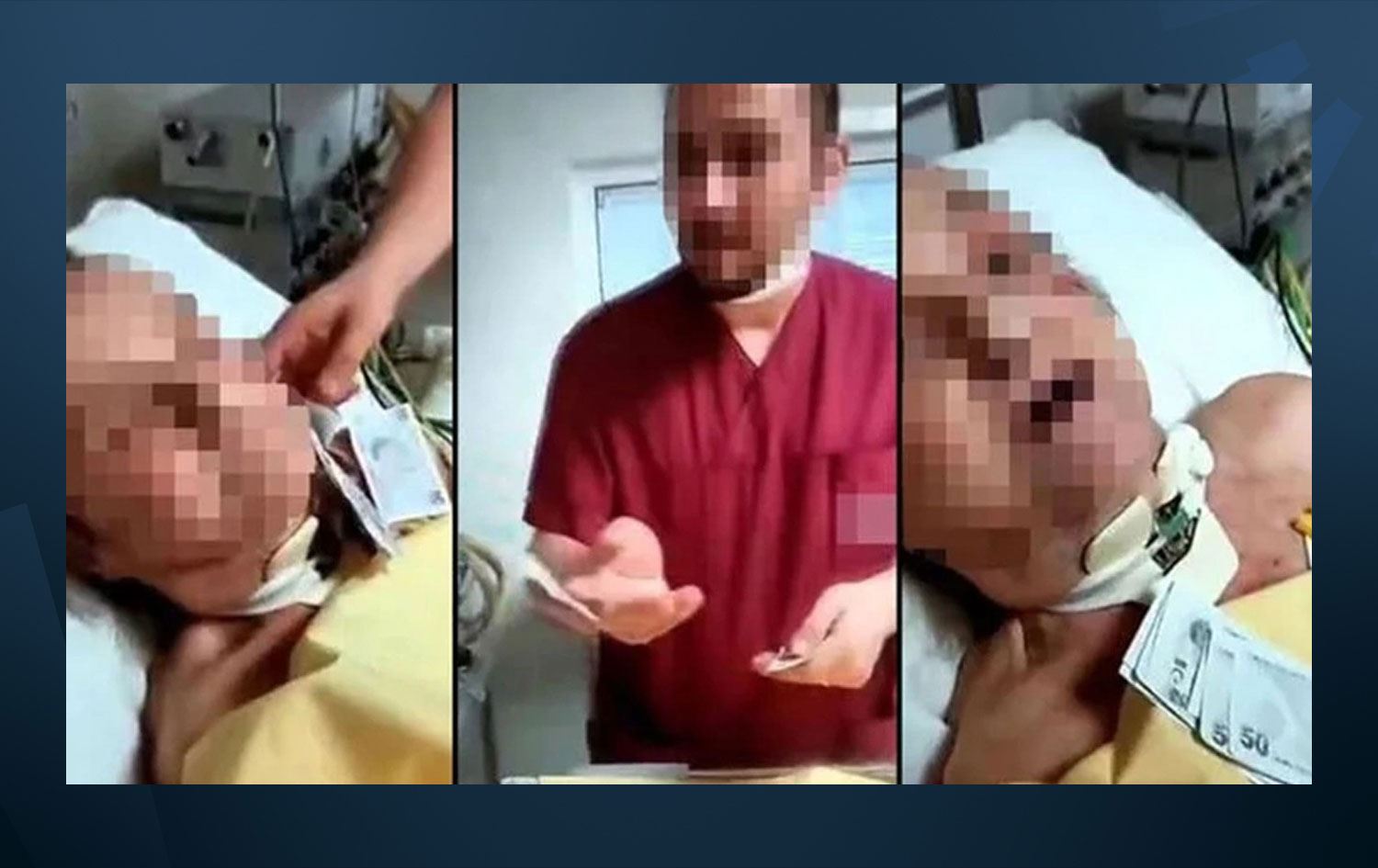 Yaşlı hastaya eziyet etmişlerdi: Meslekten men edildiler!