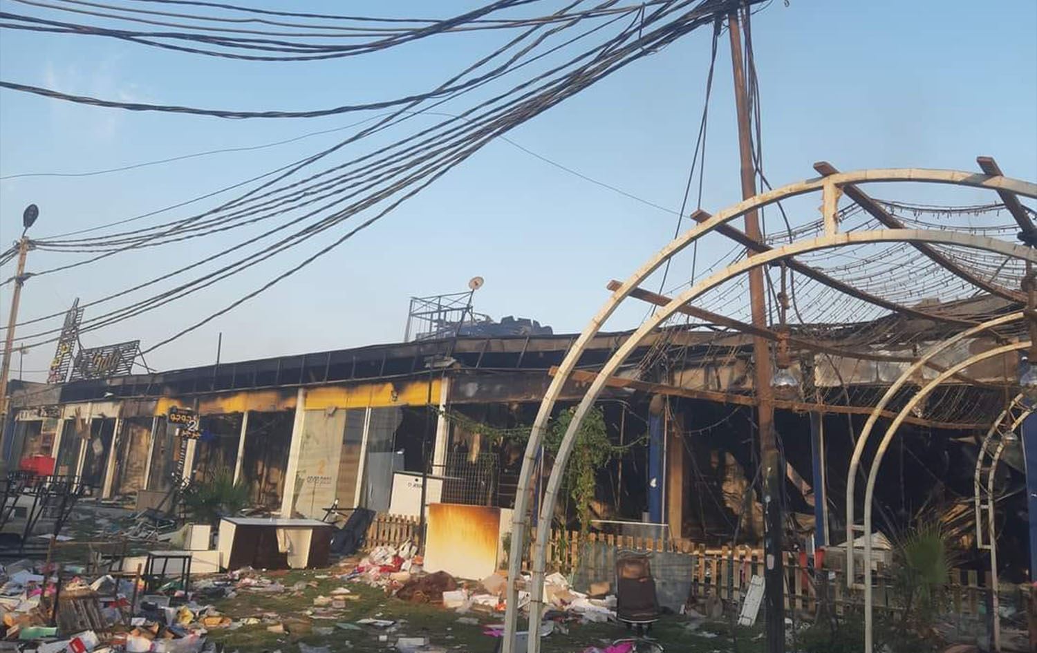 ئاگرێک لە نەجەف دەکەوێتەوە