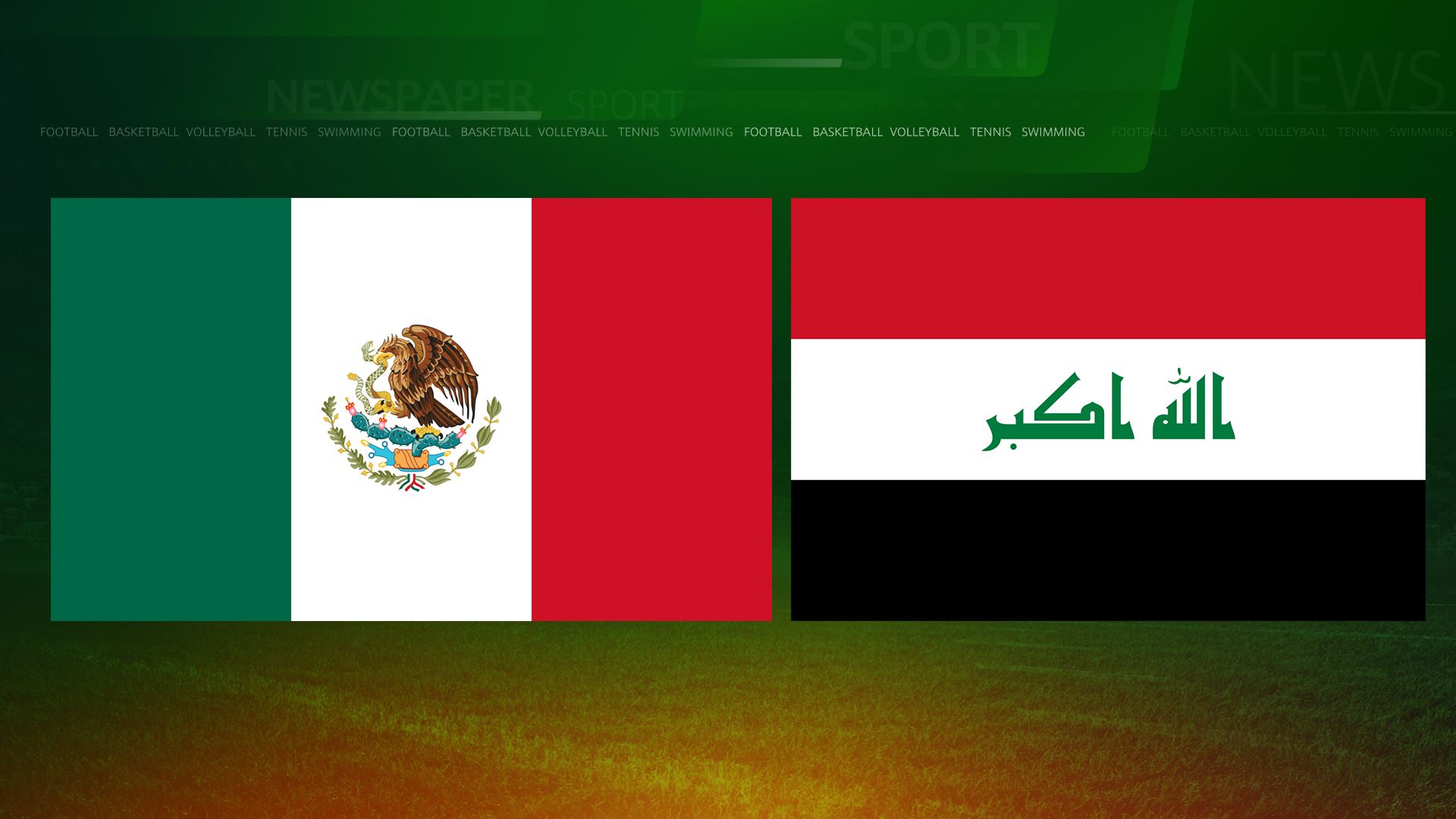 ڤیدیۆ؛ عێراق بە سێ یاریزانی کوردەوە بەرامبەر مەکسیک یارییدەکات