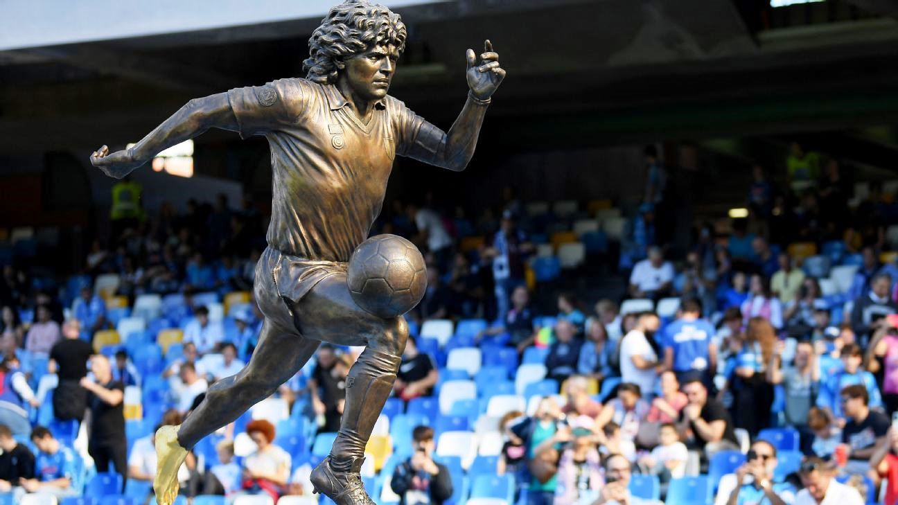 ناپۆلی دەیەوێت ئەمشەو پەیامێکی دیکەی دڵنیایی بۆ رۆحی مارادۆنا بنێرێت