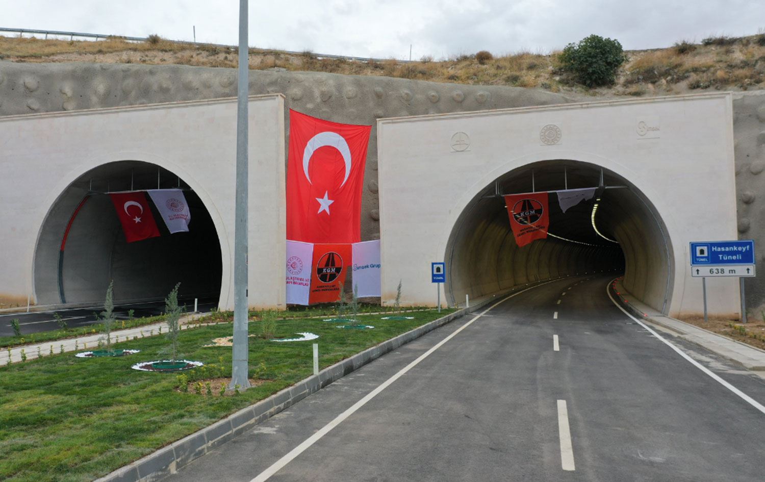 Hasankeyf-Gercüş Tüneli için açılış töreni