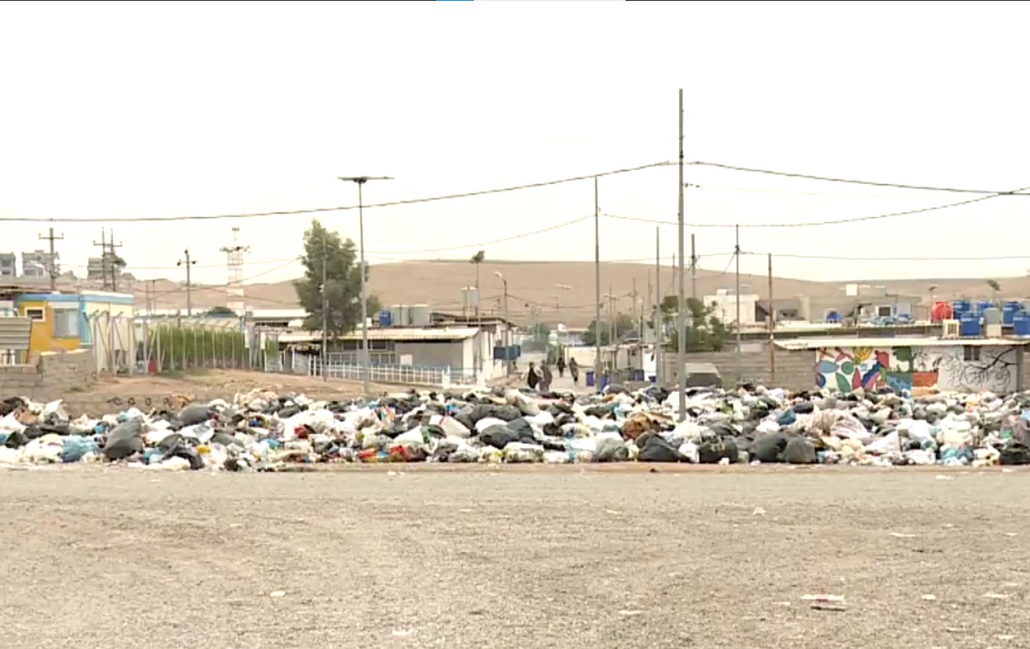 Li kampên penaberên Rojavayê Kurdistanê zibil bûye pirsgirêkeke mezin