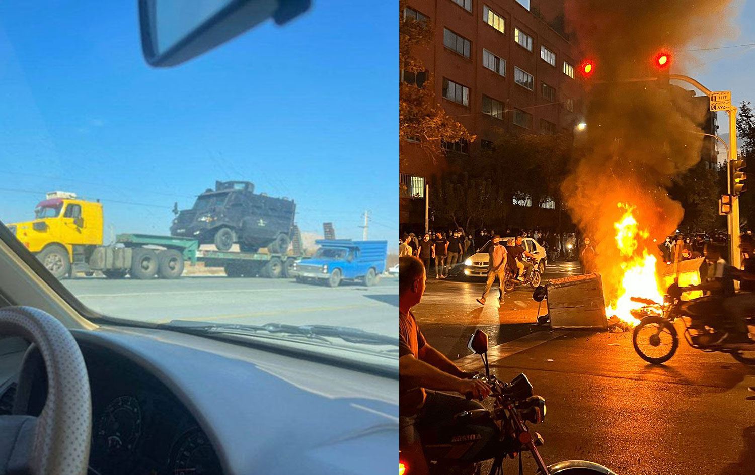 İran güçleri, ağır silahlarla Kürt kenti Mahabad’a girdi