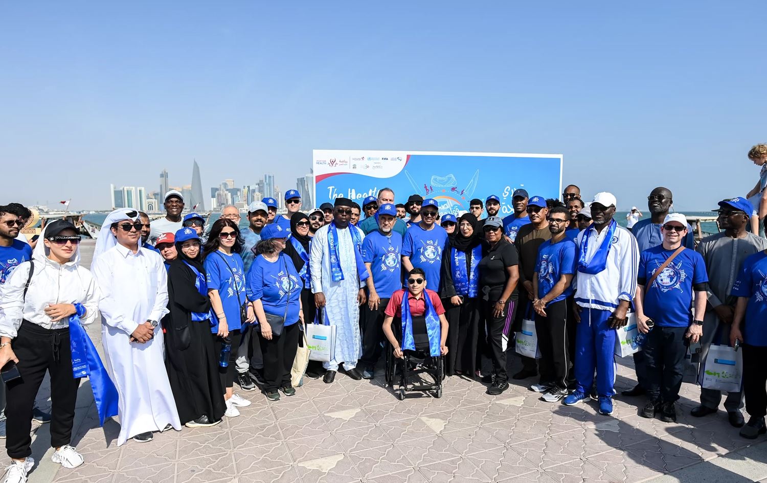 فیفا، تەندروستیی جیهانی و قەتەر یەکەم چالاکیی تەندروستی لە مۆندیالدا ئەنجامدەدەن