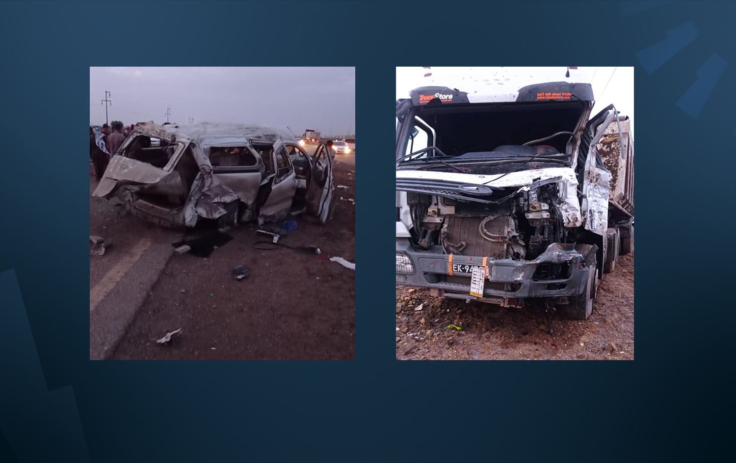 لە رووداوێکی هاتووچۆدا لە میسان 9 کەس گیانیان لەدەستدا و 8ـیش برینداربوون